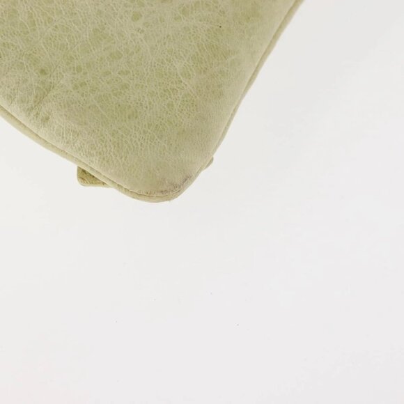 BALENCIAGA The Giant Envelope Bag Leather Silver Light Green - Picture 10 of 16